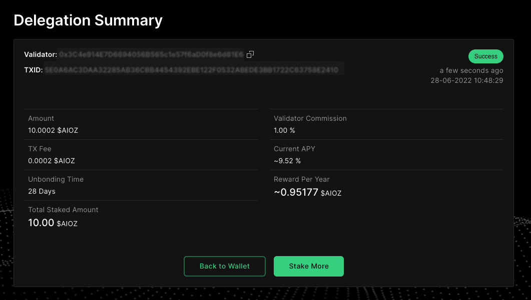 Send Signed Transaction 